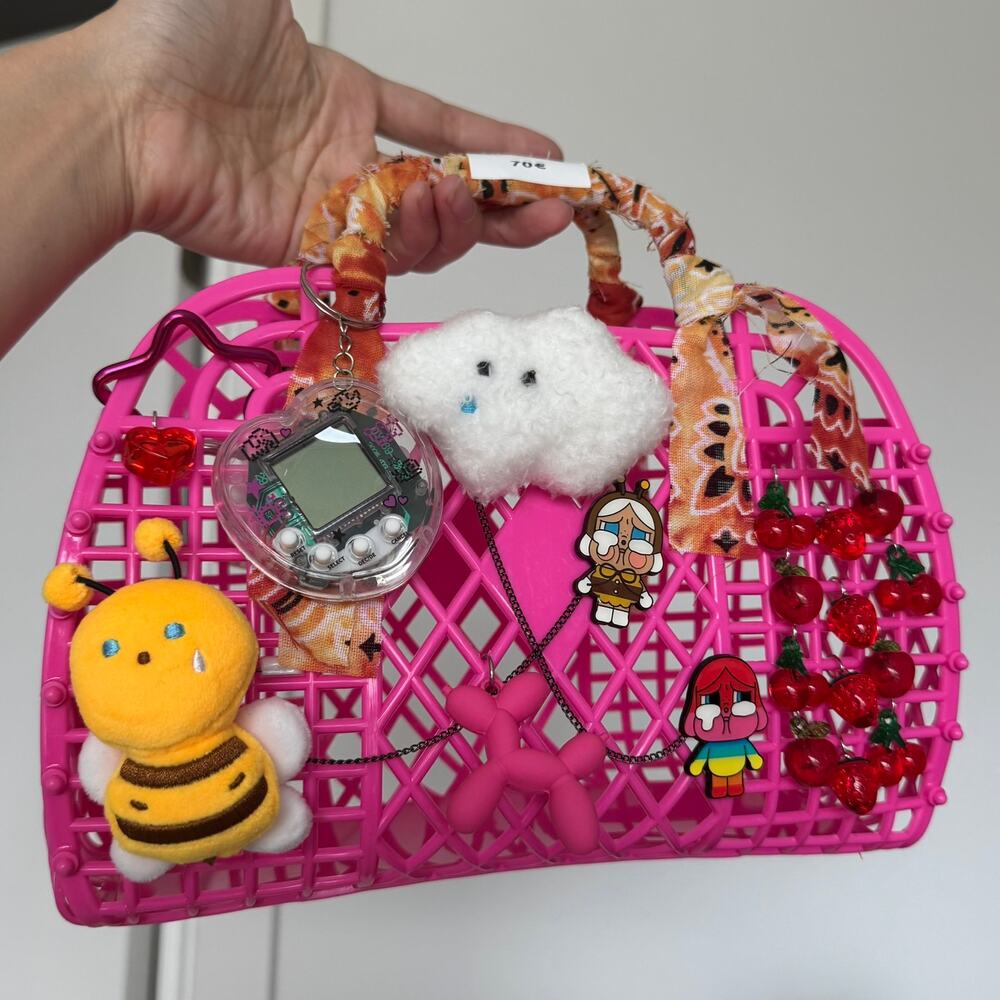 Pop Mart Bag Charm Pink Handbag